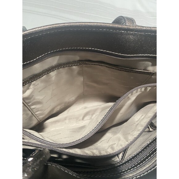 Michael Kors Jet Set Tote Medium Brown Leather Shoulder Bag - Picture 11 of 15